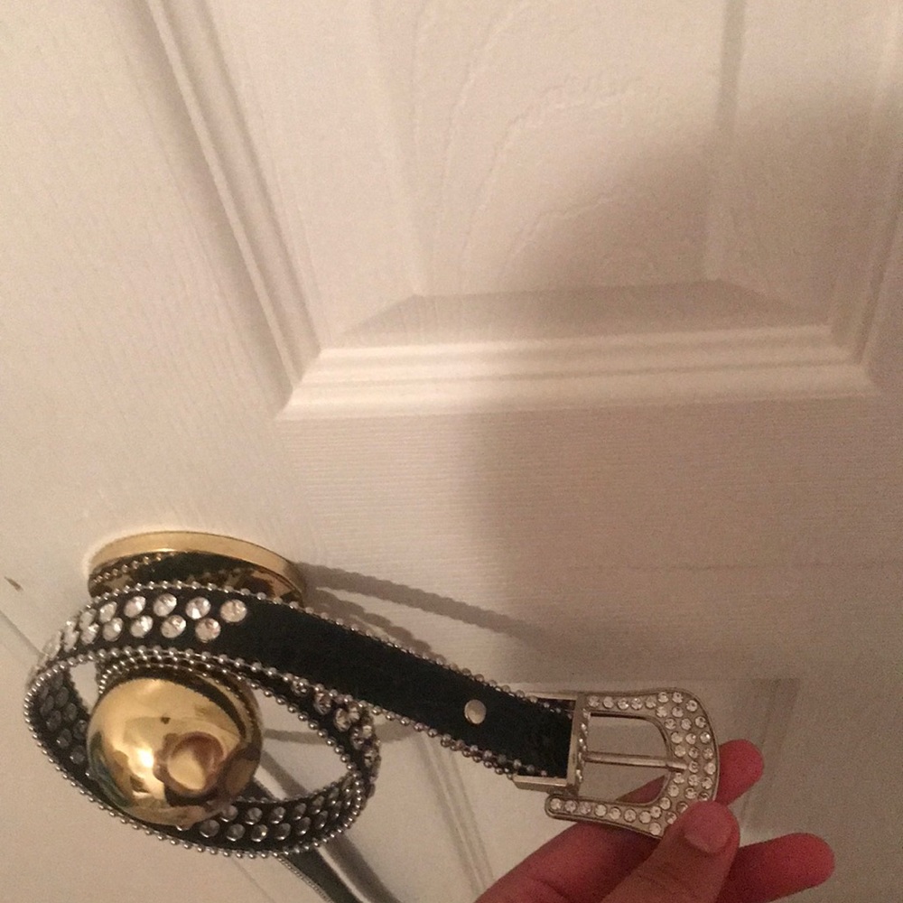 Rhinestone belt